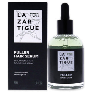 Lazartigue Fuller Hair Serum - Adds Body, Volume To Thinning Hair - Enriched With Capixyl - 1.7 Oz