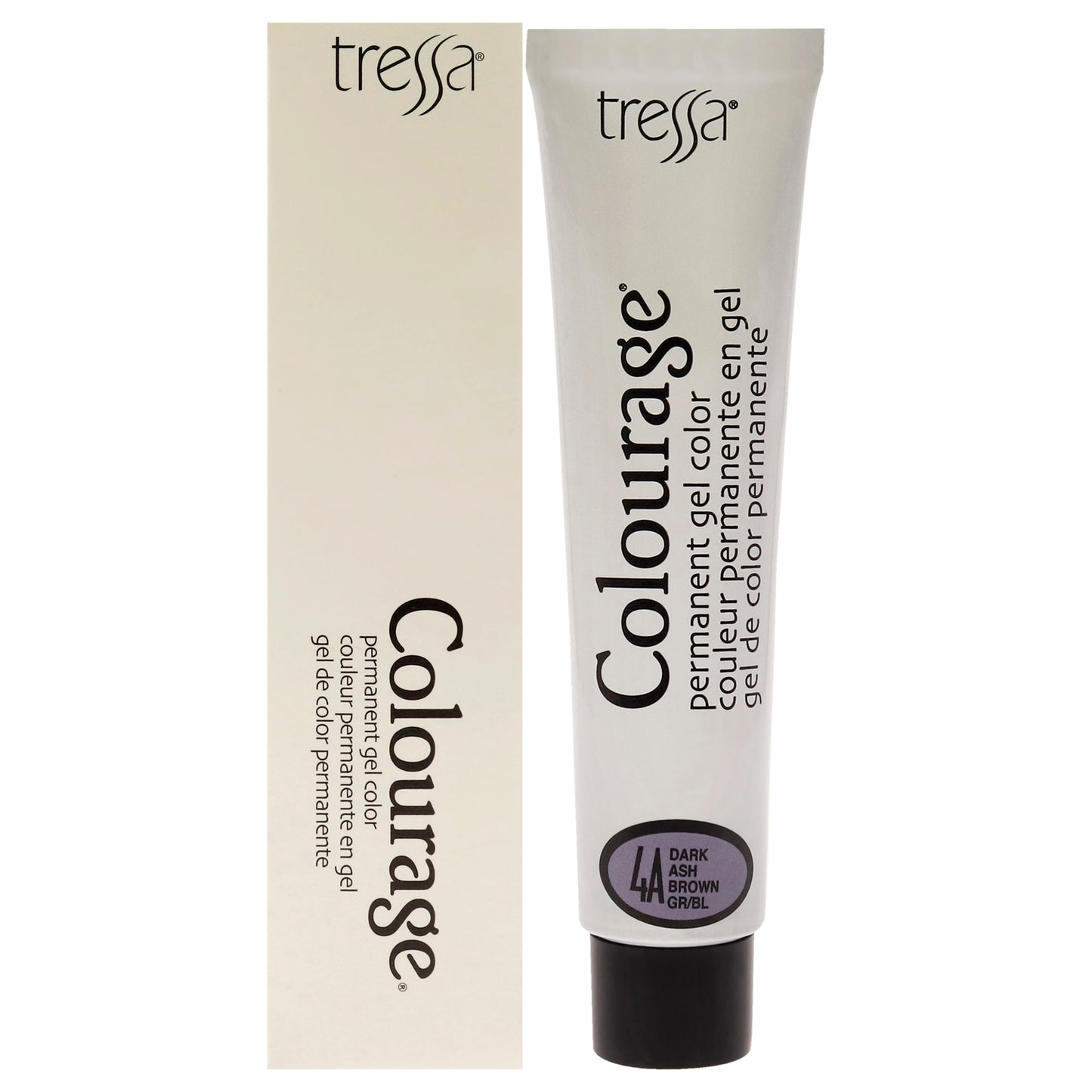 Colourage Permanent Gel Color - 4A Dark Ash Brown