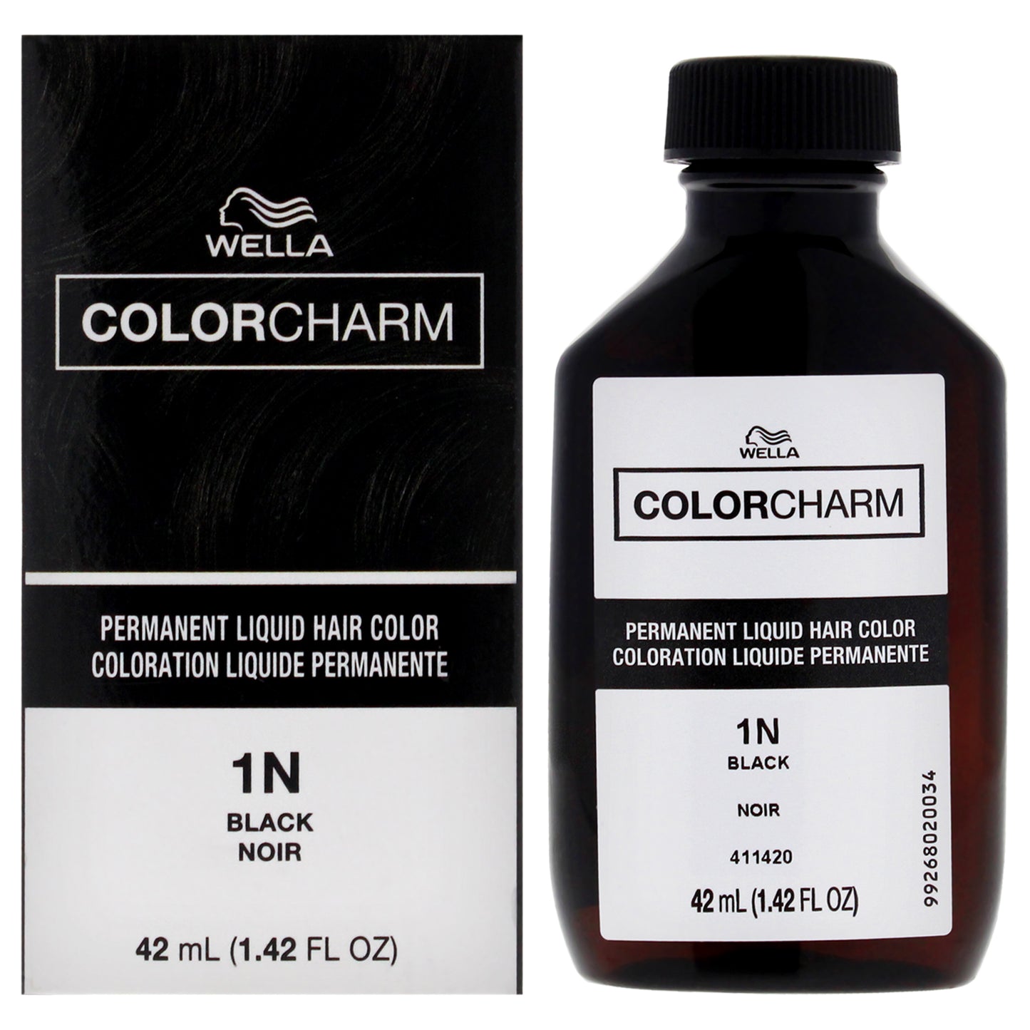 Color Charm Permanent Liquid Hair Color - 1N 051 Black