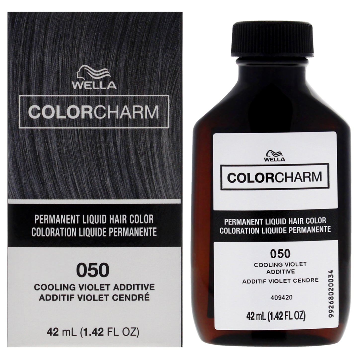 Color Charm Permanent Liquid Hair Color - 50 Cooling Violet Additive