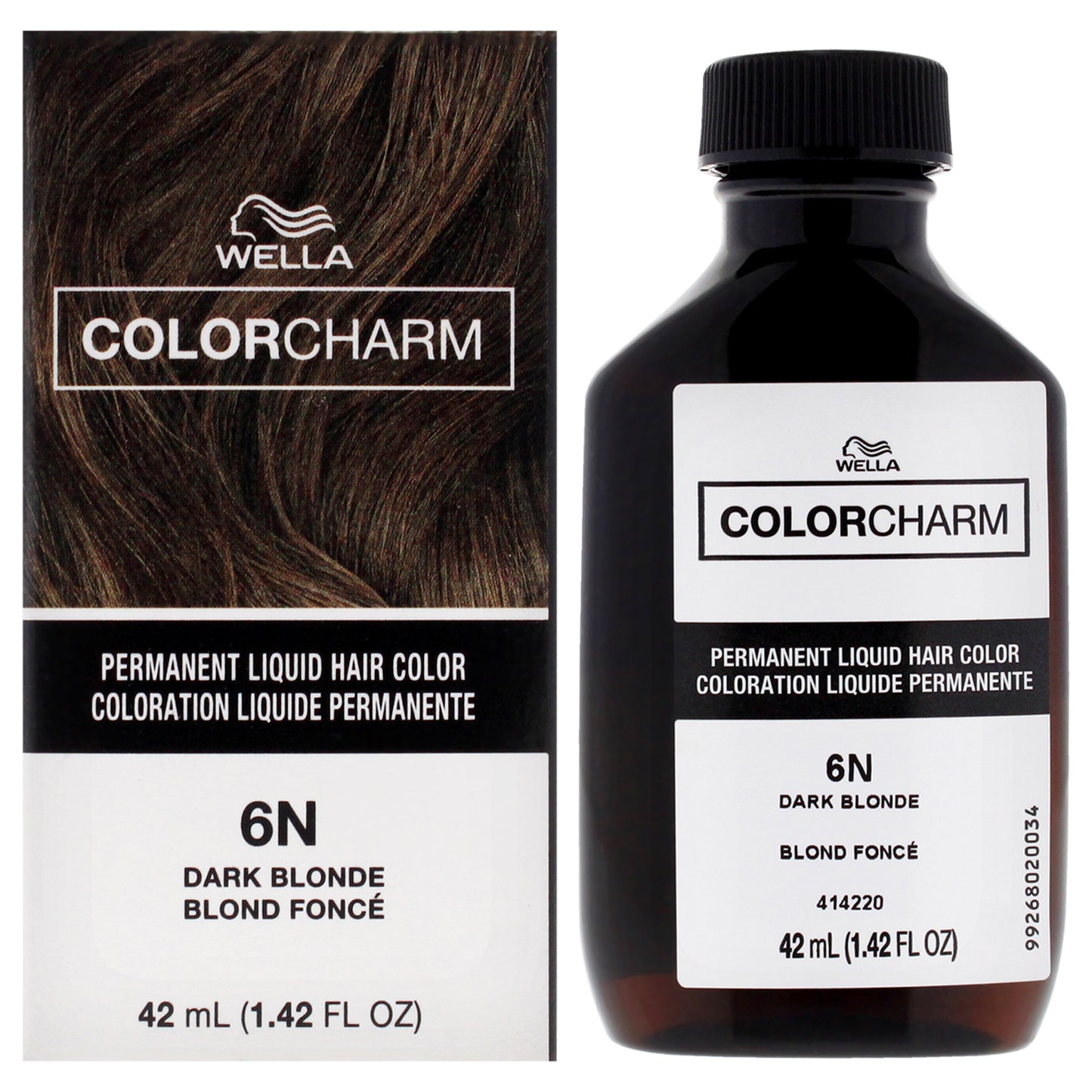Color Charm Permanent Liquid Hair Color - 6N Dark Blonde