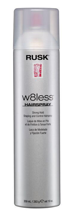 RUSK W8less Strong Hold Shaping And Control Hairspray - 10 Oz