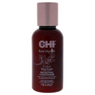 CHI Rose Hip Oil Color Nurture Protecting Hair Conditioner - Restores Moisture and Shine - 2 Oz