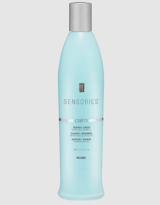 RUSK Sensories Calm Nourishing Shampoo - Vitamin Infused With Guarana And Ginger - 13.5 Oz