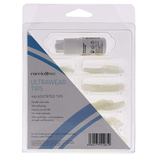 Cuccio Pro Pro Ultrawear Tips - 100 Pc Acrylic Nails