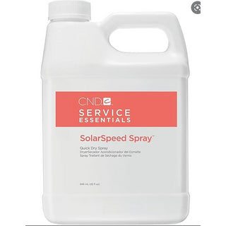 CND Solarspeed Quick Dry Spray - Fast Nail Polish Dryer - Conditions Nails And Cuticles - 32 Fl Oz