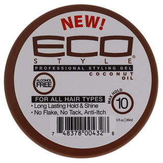 Eco Style Gel - Coconut Oil by Ecoco for Unisex - 3 oz Gel