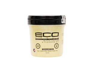 Eco Style Gel - Black Castor Flaxseed Oil by Ecoco for Unisex - 16 oz Gel