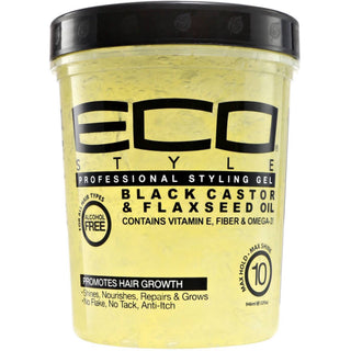 Eco Style Gel - Black Castor Flaxseed Oil by Ecoco for Unisex - 32 oz Gel