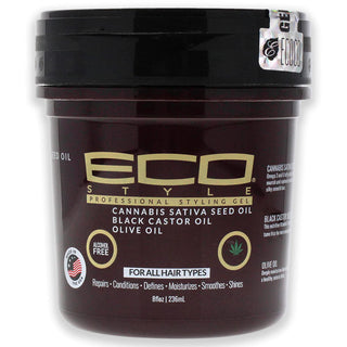 Eco Style Gel Cannabis Sativa Seed Oil by Ecoco for Unisex - 8 oz Gel