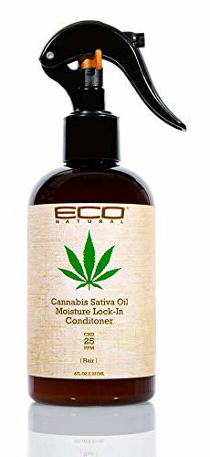 Eco Natural Moisture Lock-In Conditioner - Cannabis Sativa Oil by Ecoco for Unisex - 8 oz Gel