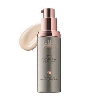 delilah Alibi The Perfect Cover Foundation - Weightless, Water-Proof, Sweat-Proof - Lily - 1.01 Oz