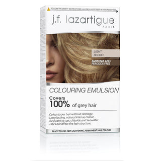 Lazartigue Colouring Emulsion - Permanent, Sun Resistant - No Ammonia, Silicone - Light Blond - 2 Pc