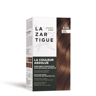 Lazartigue La Couleur Absolue Permanent Hair Color - No Ammonia - 6.00 Dark Blonde - 4 Pc Kit