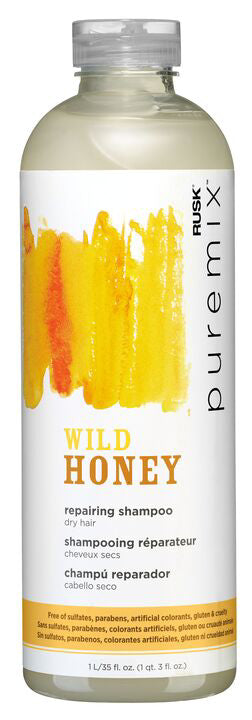 RUSK Puremix Repairing Shampoo - Wild Honey - 35 Oz