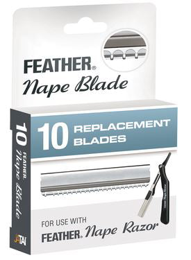 Jatai Feather Nape Blades - 10 Pc