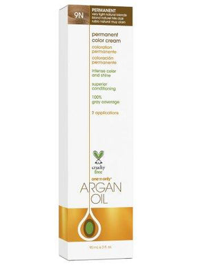 One 'N Only Argan Oil Permanent Color Cream - 9N Very Light Natural Blonde - 3 Oz