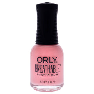 ORLY Breathable 1-Step Manicure - Happy & Healthy - High Shine - Vitamin Infused Formula - 0.6 Oz