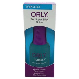 ORLY Glosser - Top Coat - Super High Shine And Long Lasting Protection - 0.6 Fl Oz