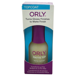 ORLY Matte Top - No Shine Top Coat - Long Lasting Protection - Improves Wear Time - 0.6 Fl Oz