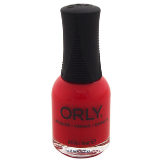 ORLY Nail Lacquer - Haute Red - Full Coverage - Flawless High Quality Pigment - 0.6 Oz