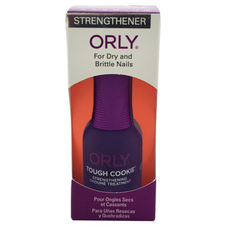 ORLY Tough Cookie Nail Strengthener - Slows Keratin Breakdown - Deeply Penetrating - 0.6 Fl Oz