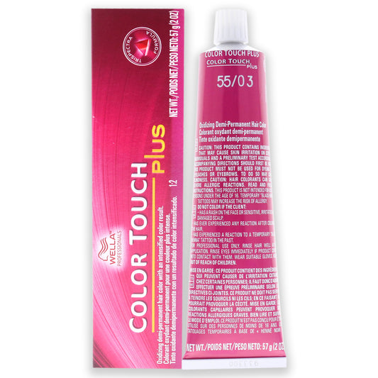 Color Touch Plus Haircolor - 55 03 Intense Light Brown-Natural Gold