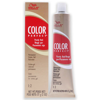 Color Charm Permanent Hair Color Gel - 5 RR Level 5 Pure Red