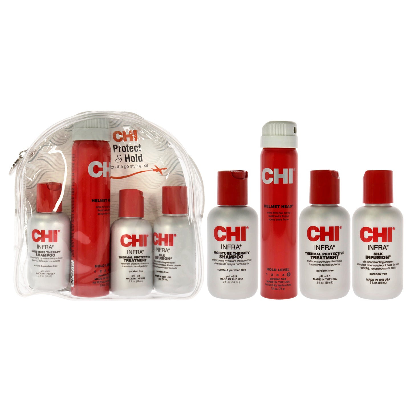 Protect And Hold On The Go Styling Kit