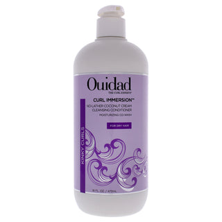 Curl Immersion No-Lather Coconut Cream Cleansing Conditioner