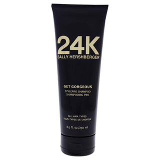 Sally Hershberger 24K Get Gorgeous Prostyle Shampoo - Gently Cleanses, Nourishes Hair - 8.5 Oz