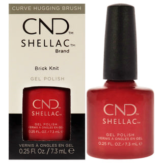 CND Shellac Gel Polish Brick Knit - Chip And Smudge Resistant - 0.25 Fl Oz