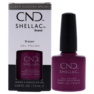 CND Shellac Gel Polish Brazen - Chip And Smudge Resistant - 0.25 Fl Oz