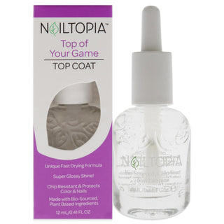 Bio-Sourced Chip Free Nail Lacquer - Top Of Your Game by Nailtopia - 0.41 oz Nail Polish