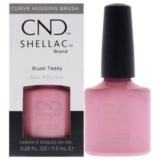 CND Shellac Gel Polish Blush Teddy - Chip And Smudge Resistant - 0.25 Fl Oz