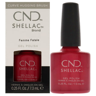 CND Shellac Gel Polish Femme Fatale - Chip And Smudge Resistant - 0.25 Fl Oz