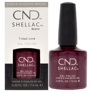 CND Shellac Gel Polish Tinted Love - Chip And Smudge Resistant - 0.25 Fl Oz