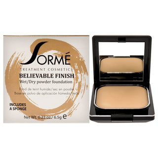 Sorme Cosmetics Believable Finish Powder Foundation - Classic Ivory - 0.23 Oz