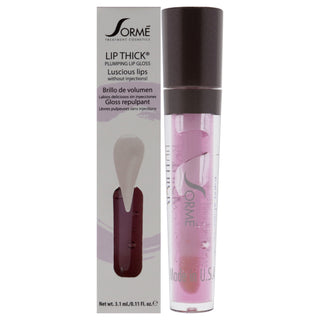 Sorme Cosmetics Lip Thick Plumping Lip Gloss - Clear - 0.11 Oz