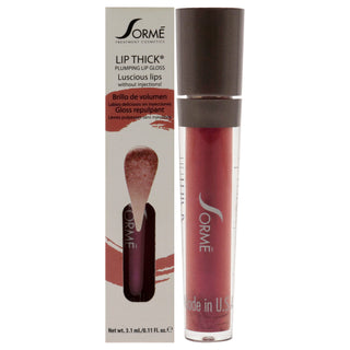 Sorme Cosmetics Lip Thick Plumping Lip Gloss - Scream - 0.11 Oz