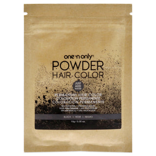 One 'N Only Powder Permanent Hair Color - Black - 0.35 Oz