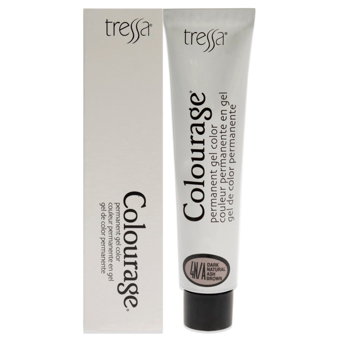 Colourage Permanent Gel Color - 4NA Dark Natural Ash Brown