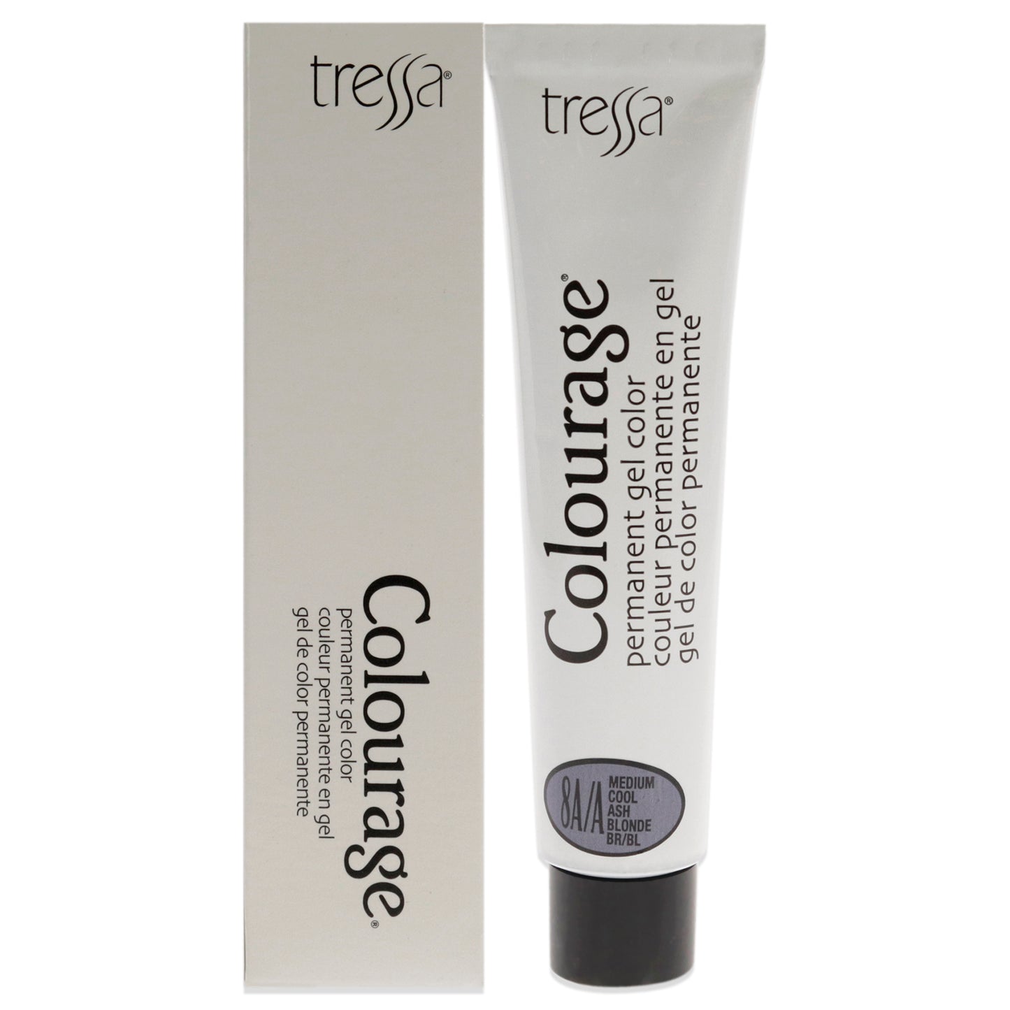 Colourage Permanent Gel Color - 8AA Medium Cool Ash Blonde