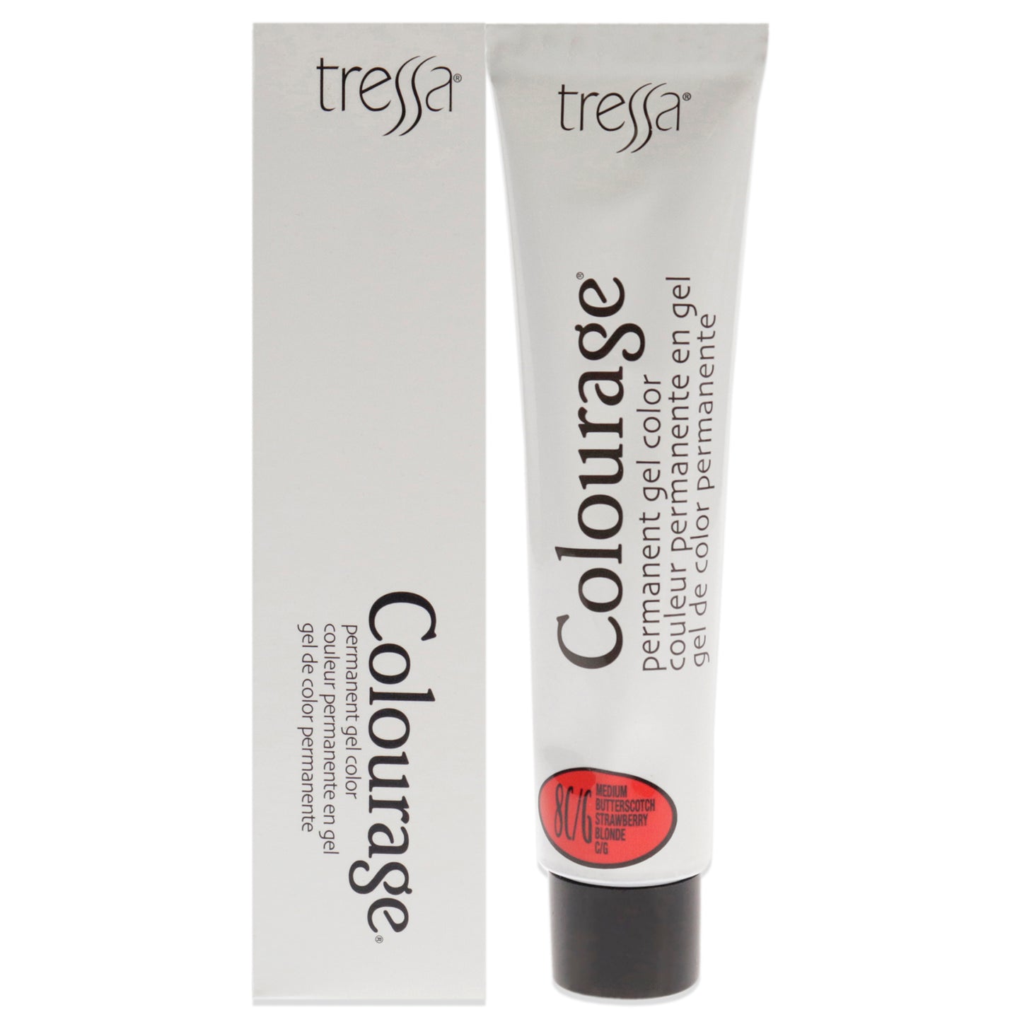 Colourage Permanent Gel Color - 8CG Medium Butterscotch Strawberry Blonde