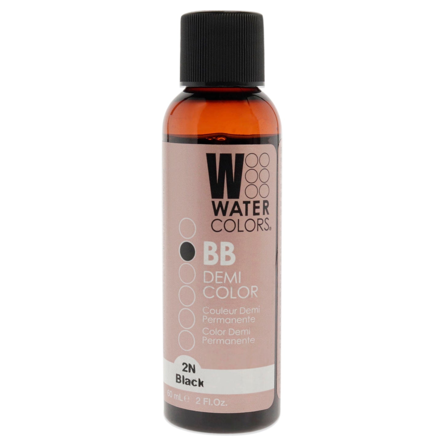 Watercolors BB Demi-Permanent Hair Color - 2N Black