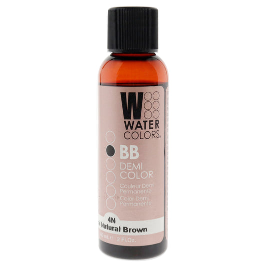 Watercolors BB Demi-Permanent Hair Color - 4N Dark Natural Brown