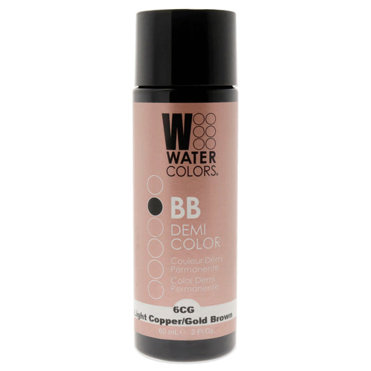 Watercolors BB Demi-Permanent Hair Color - 6CG Light Copper Gold Brown