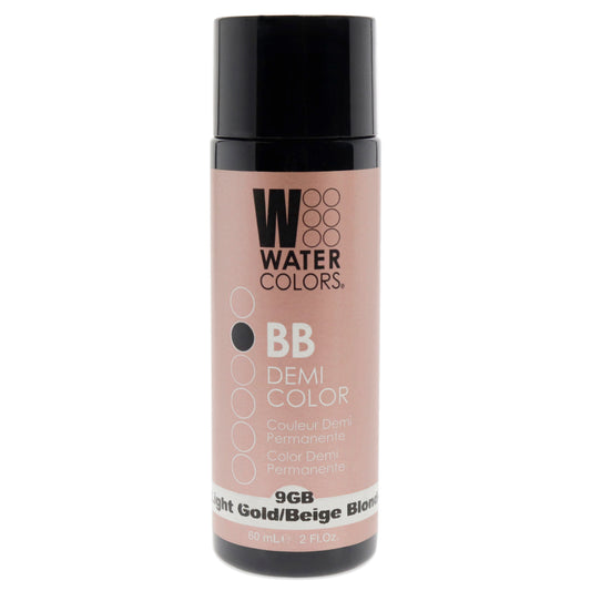 Watercolors BB Demi-Permanent Hair Color - 9GB Light Golden Beige Blonde