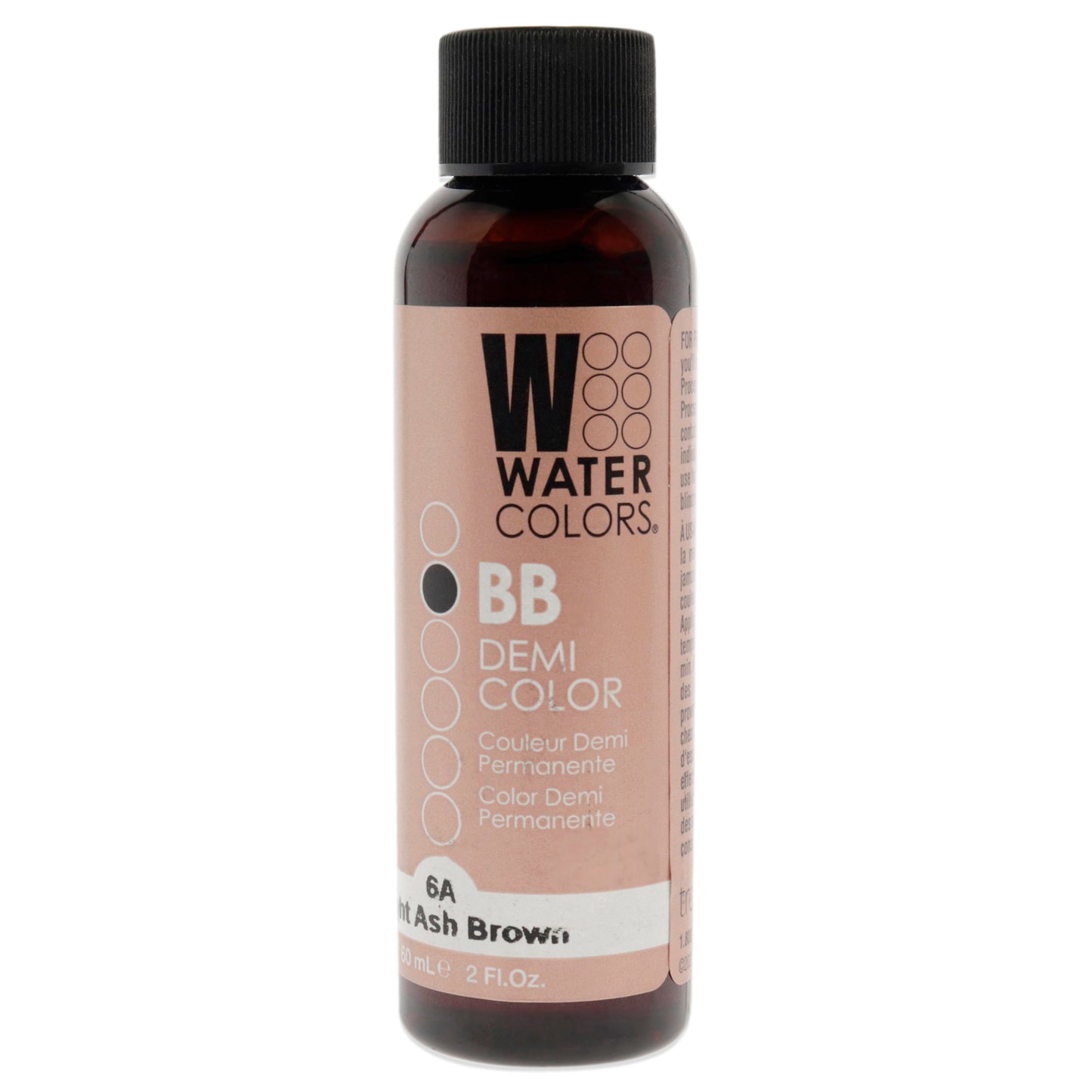 Watercolors BB Demi-Permanent Hair Color - 6A Medium Ash Brown