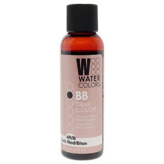 Watercolors BB Demi-Permanent Hair Color - 4RB Dark Red Blue